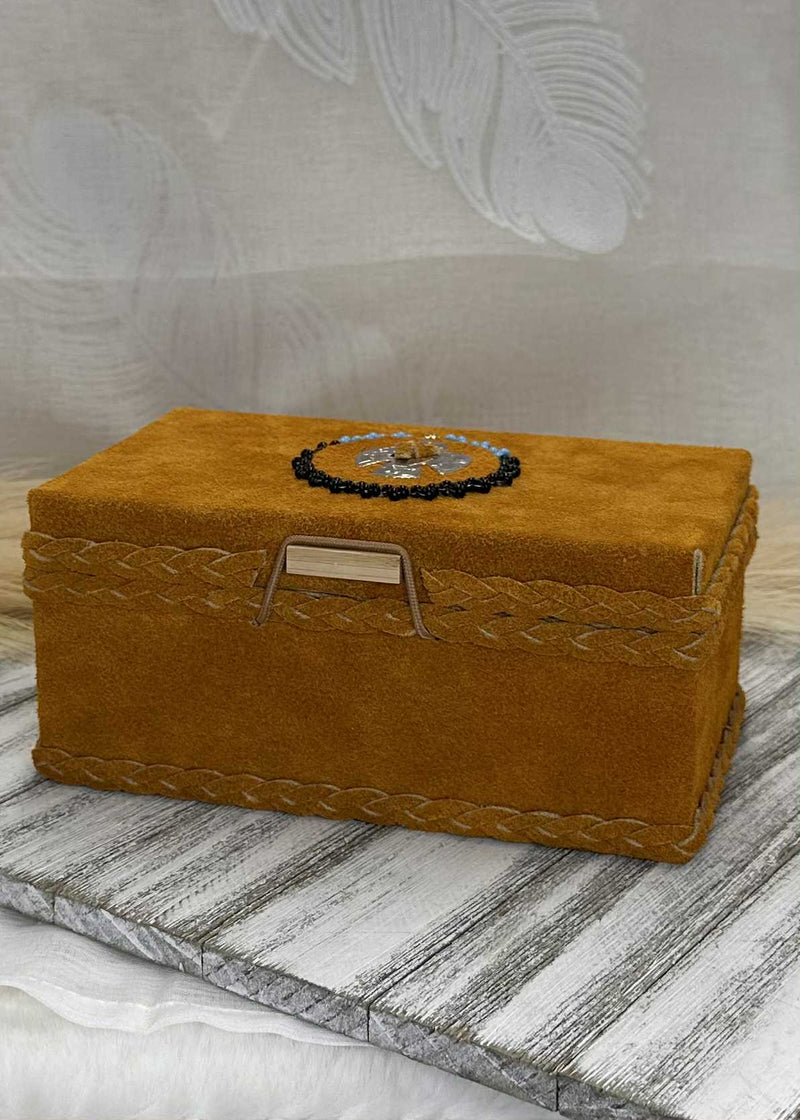 Leather Wrapped Boxes