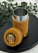 Leather Wrapped Jars