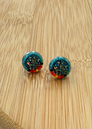 Beaded Stud Earrings