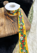 Ojibway Floral Strawberries Ribbon