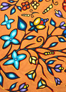 Ojibway Floral Fabric  By Jackie Traverse 2