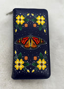 Faux Leather Embossed Wallet