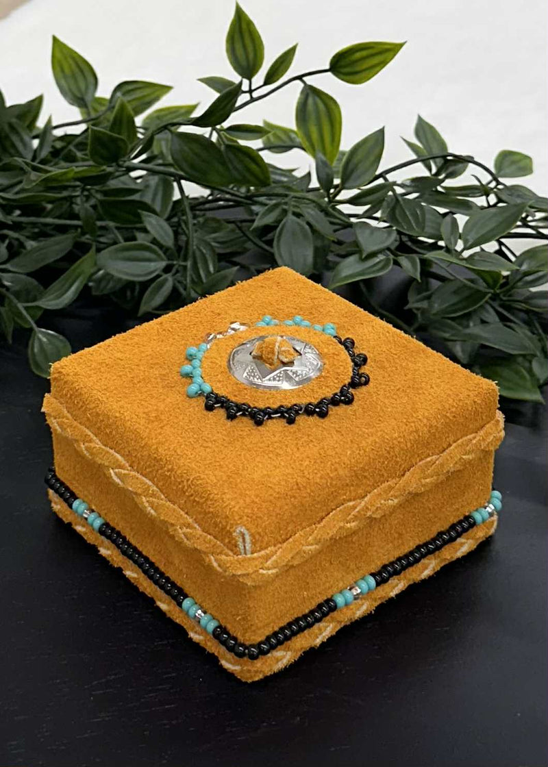 Leather Wrapped Boxes