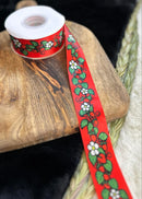 Ojibway Floral Strawberries Ribbon