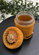 Leather Wrapped Jars