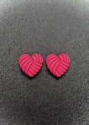 Yarn Heart Cabochons