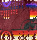 Queen Aztec 1 Ply Silky Blanket