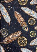 Jackie Traverse Feather Satin Fabric