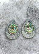 Sparkle Teardrop Cabochons *
