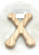 Light Wooden Alphabet Letters