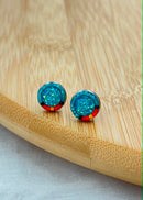Beaded Stud Earrings