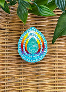 Fire Color Teardrop Phone Holder