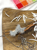 Fur Tassel with Gold