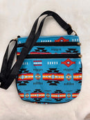 Fleece Navajo Design Crossbody