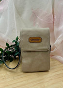 Faux Leather Vertical Phone Purse