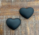 Small Heart Matte Cabochons