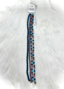 DIY Designer 7in 4 Bead Strand Glass Bicone