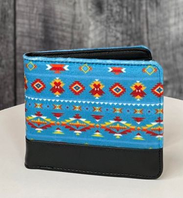 Aztec Fleece & Leather Wallets