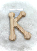 Light Wooden Alphabet Letters