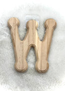 Light Wooden Alphabet Letters