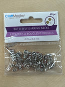 Silver & Gold Earring Backs