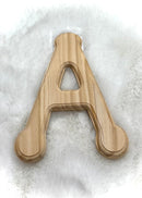 Light Wooden Alphabet Letters