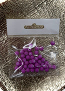 Matte Glass Beads 6mm