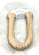 Light Wooden Alphabet Letters