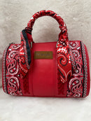 Red Wrangler Paisley Barrel Purse