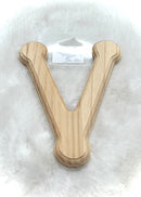 Light Wooden Alphabet Letters