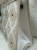 Studded Denim Wrangler Tote