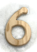 Light Wooden Alphabet Letters