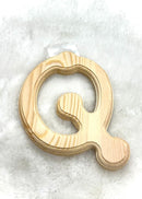 Light Wooden Alphabet Letters