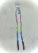 7in Double Strand Glass Rondelles