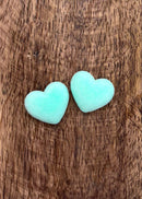 Small Fuzzy Heart Cabochons