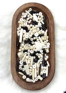 Multi Mixed Bone Bead Bags