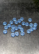 Light Sapphire 4x8mm Glass Beads