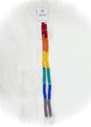 7in Double Strand Glass Rondelles