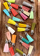 Mini Leather Tassels