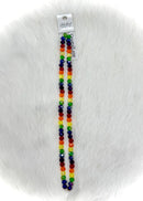7in Double Strand Glass Rondelles