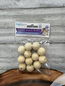 Round Wood Beads