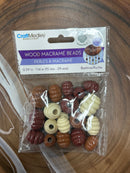 Wood Macramé Beads