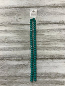 6x8mm Rondelle 2 Strands