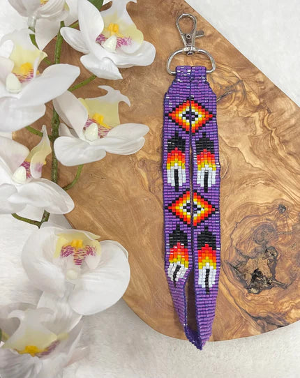 Loomed Beaded Wrist Lanyard