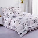 Diamond Collection 4 Piece Double Comforter Set