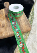 Ojibway Floral Strawberries Ribbon