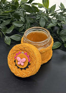 Leather Wrapped Jars