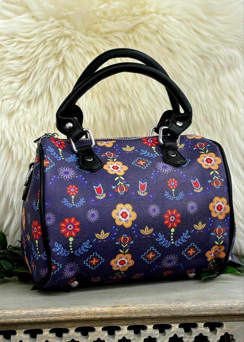 Mini Duffle Style Handbag