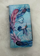 Faux Leather Embossed Wallet