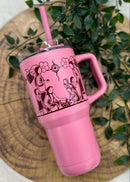 Insulated Tumbler with Straw